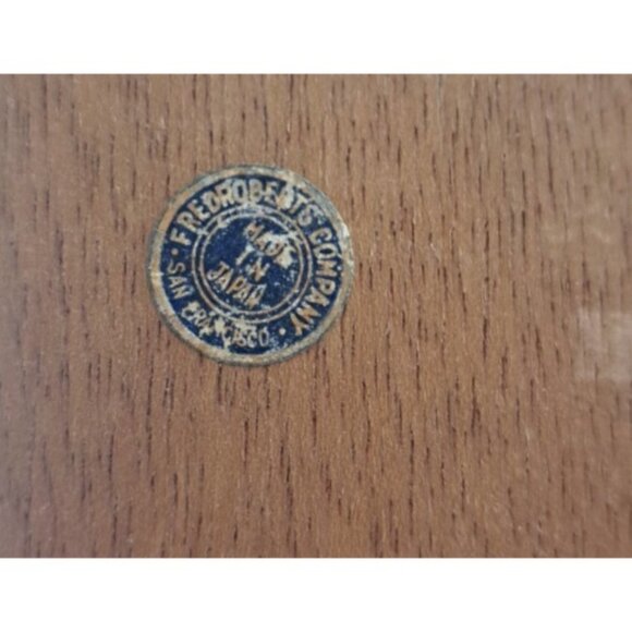 Vintage Fred Roberts Wood Rooster Canister Set Nesting Japan Farmhouse READ - Picture 8 of 9